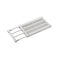 突っ張り棚 メッシュ マットホワイト 耐荷重27〜13kg 幅45〜65cm TNR-S