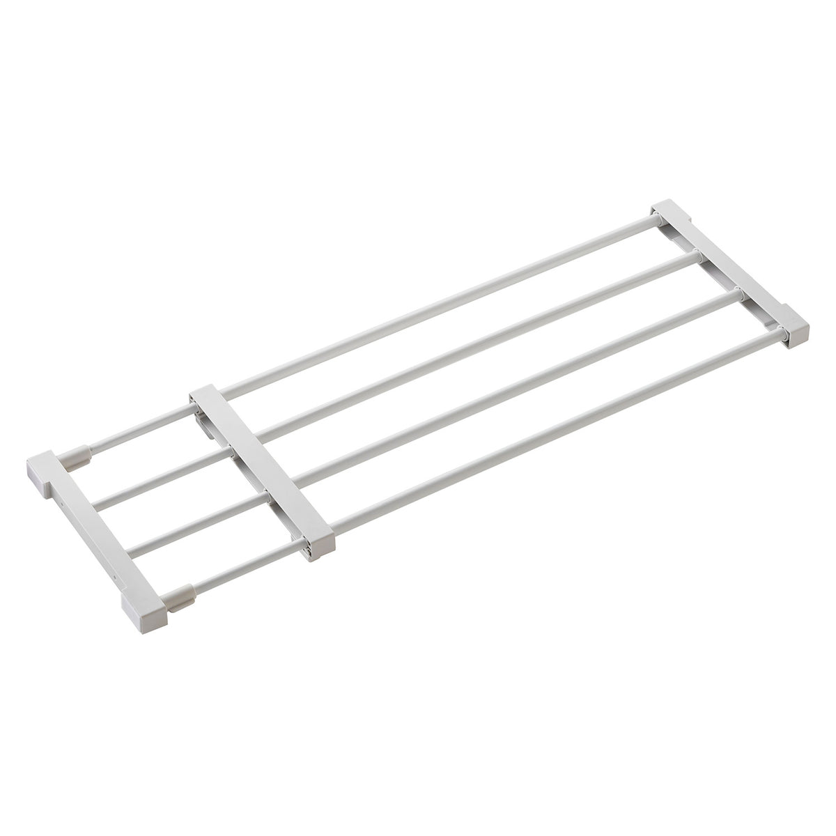 突っ張り棚 マットホワイト 耐荷重27〜13kg 幅65〜95cm TPR-M