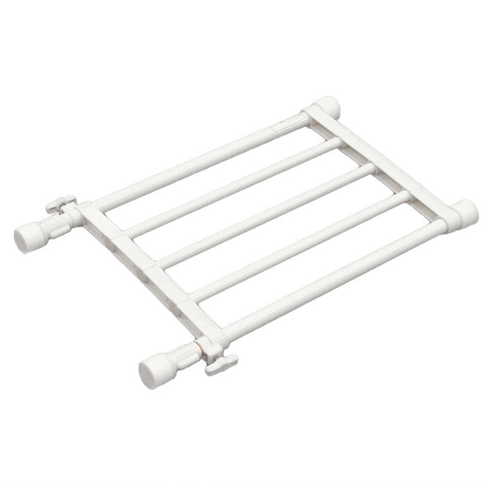 突っ張り棚 ホワイト 耐荷重15〜10kg 幅35〜48cm TS-35