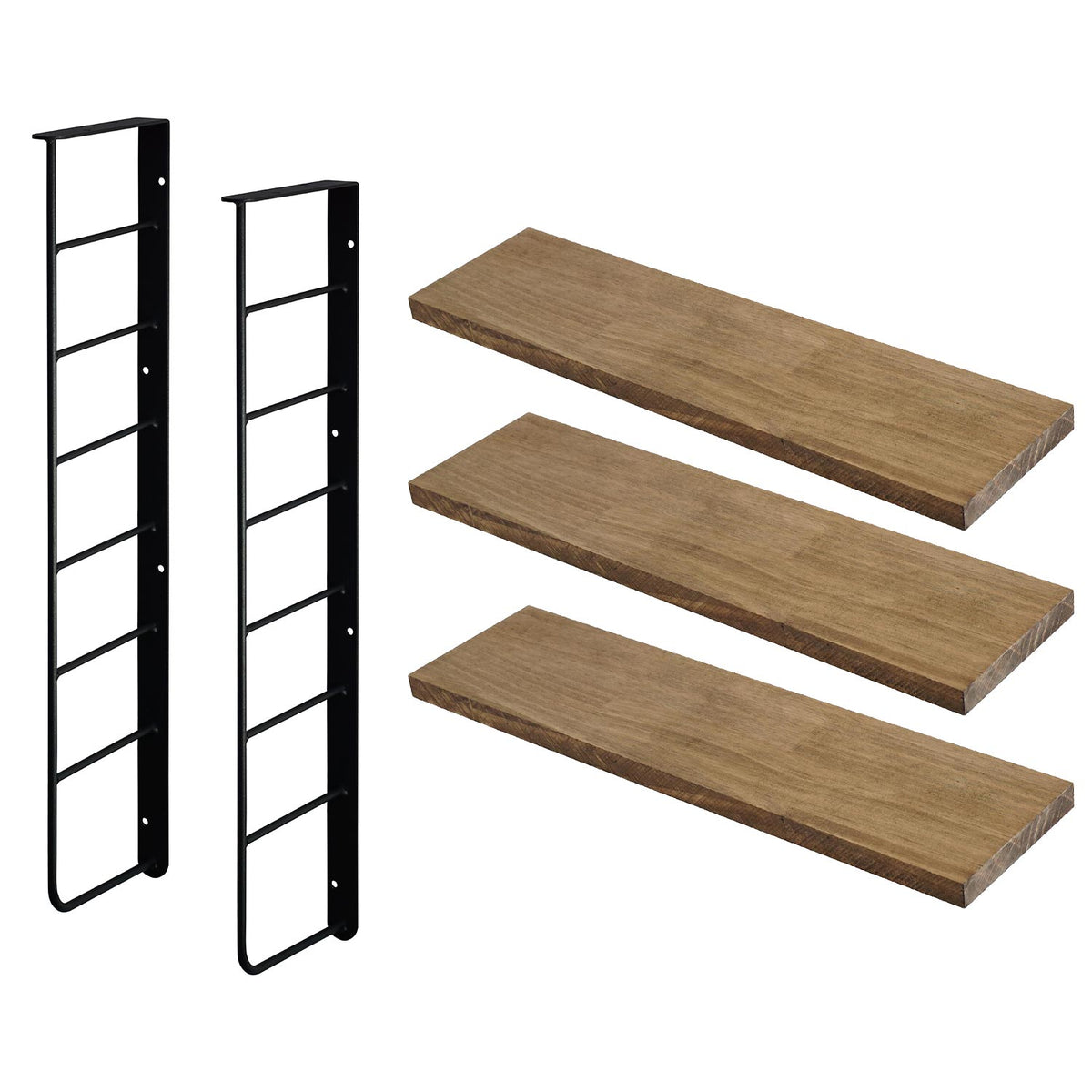 ウォールシェルフL型 幅40cm 奥行10cm