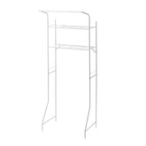 伸縮ランドリーラック ハンガーバー付き マットホワイト 幅61～82cm HSR-2WH