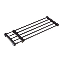伸縮突っ張り棚 強力 耐荷重30〜13kg 幅63〜93cm／マットブラック KB-63B