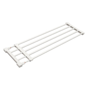 伸縮突っ張り棚 強力 ホワイト 耐荷重25〜10kg 幅75〜120cm KB-75