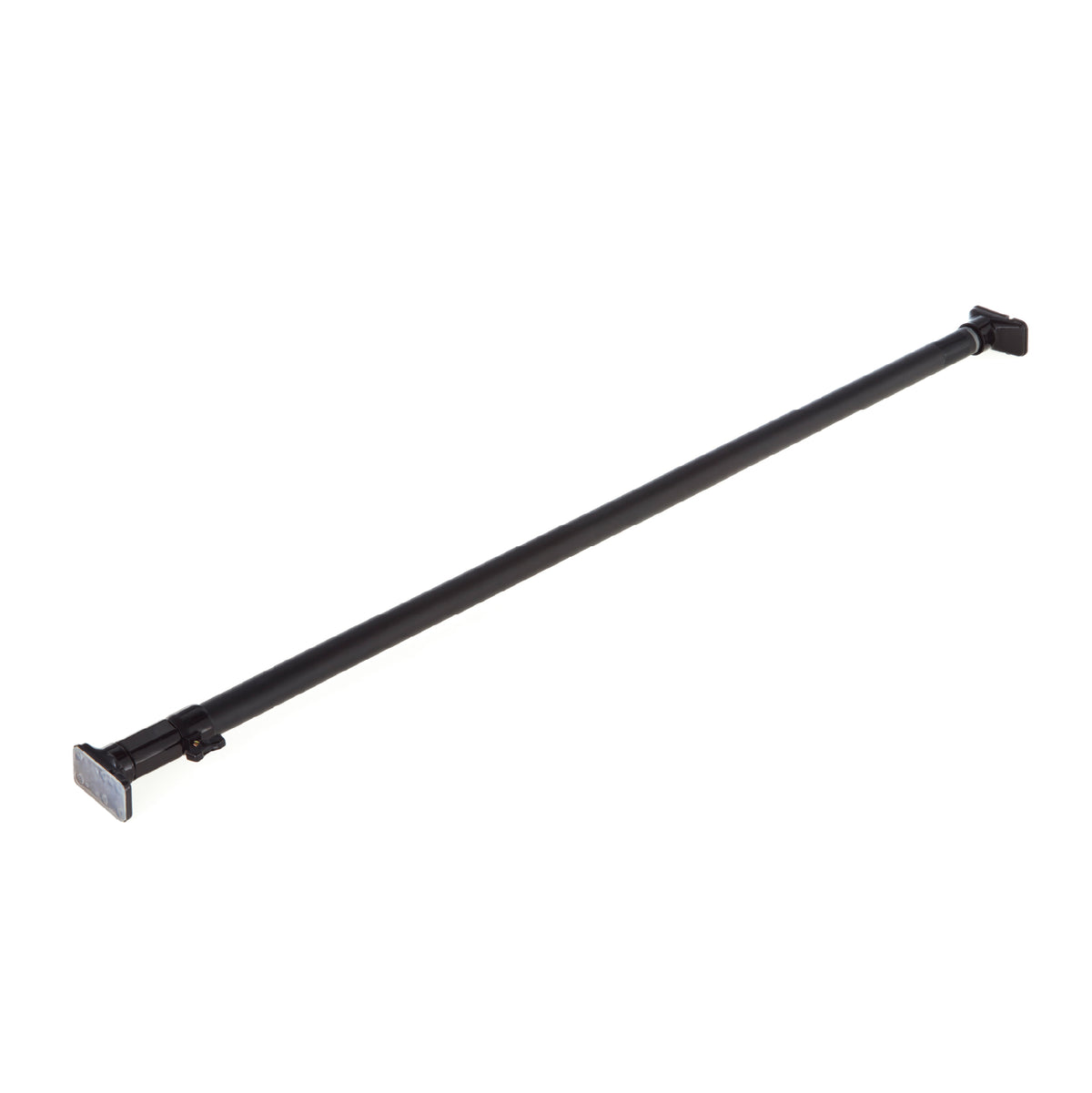 突っ張り棒 強力 マットブラック 耐荷重45〜15kg 幅110〜190cm RTB-110