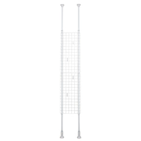 突っ張りネット間仕切り ホワイト 幅35cm 高さ200〜275cm TNP-1