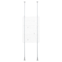 突っ張りネット間仕切り ホワイト 幅70cm 高さ200〜275cm TNP-2