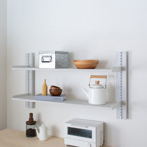 サイズが選べる壁面キッチンラックセット 高さ60cm 棚板幅70.1～110cm I-KR60110