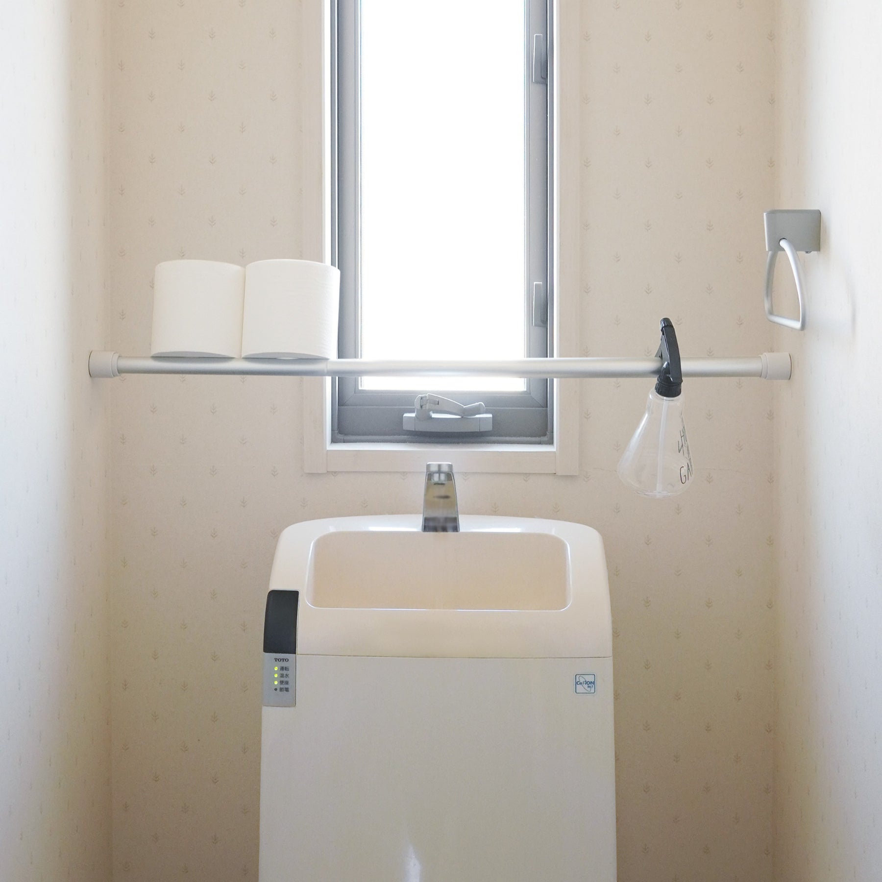 突っ張り棒 アルミ製 軽量 S 耐荷重11～10kg 幅50～75cm ALA-1