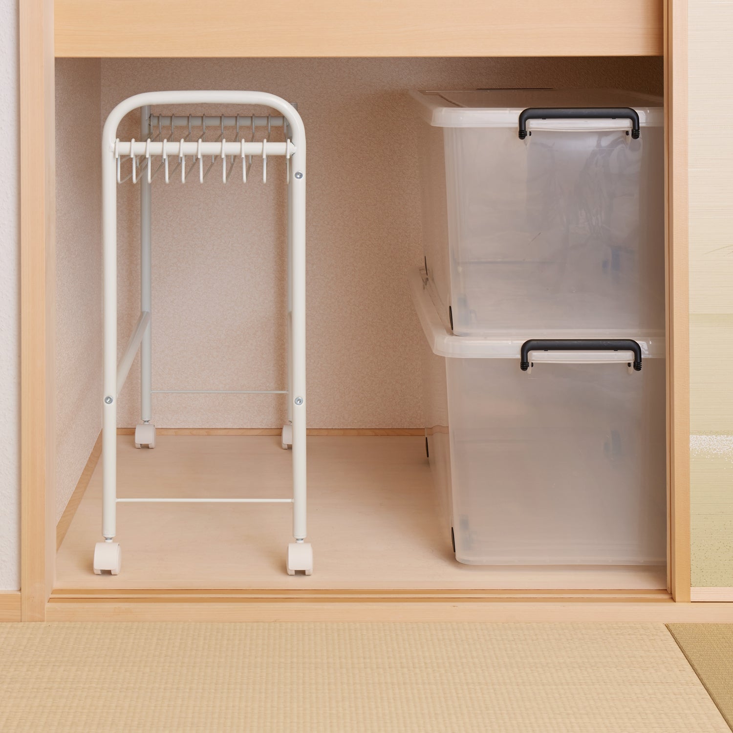 押入れボトムスハンガー ホワイト BHS-1