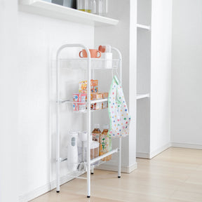 ランドリーサイドラック ホワイト アジャスター付 CW-86