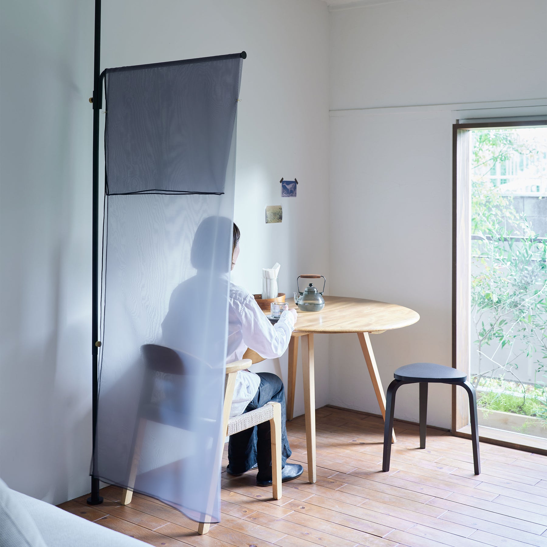 Cloth Arm Black 縦取付 D-CA-BK