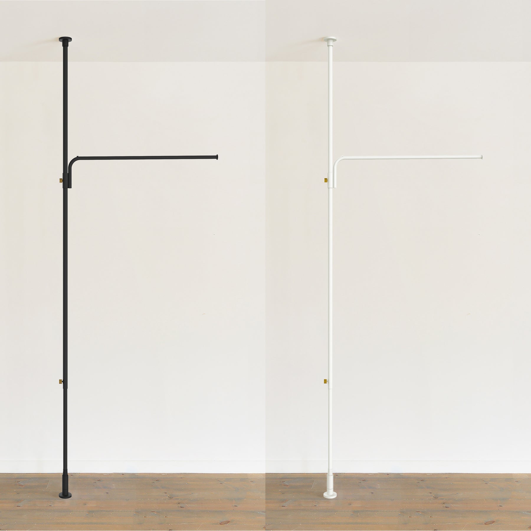 Cloth Arm White 縦取付 D-CA-WH