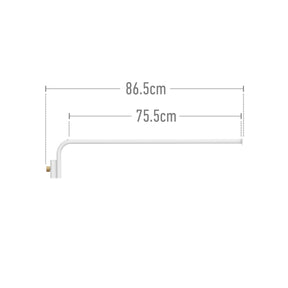 Cloth Arm White 縦取付 D-CA-WH