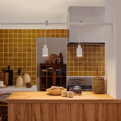 【予約販売】Cylinder Pendant Light Set 横取付 WH SET-D-CPL-WH【8/22以降発送予定】