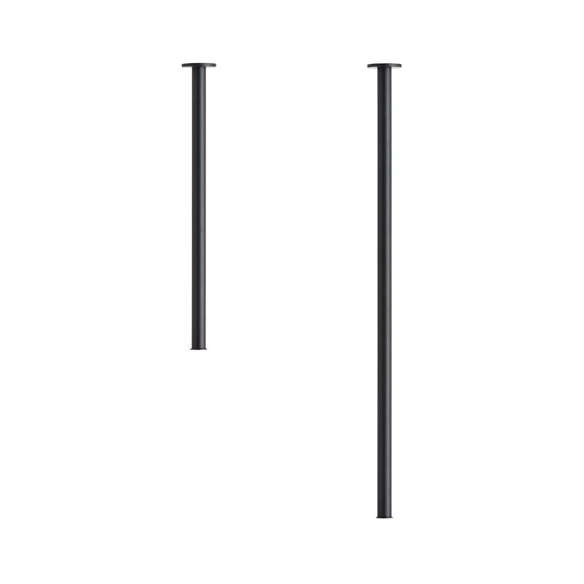 Mount Rod Ceiling Black 50cm / 80cm 縦取付