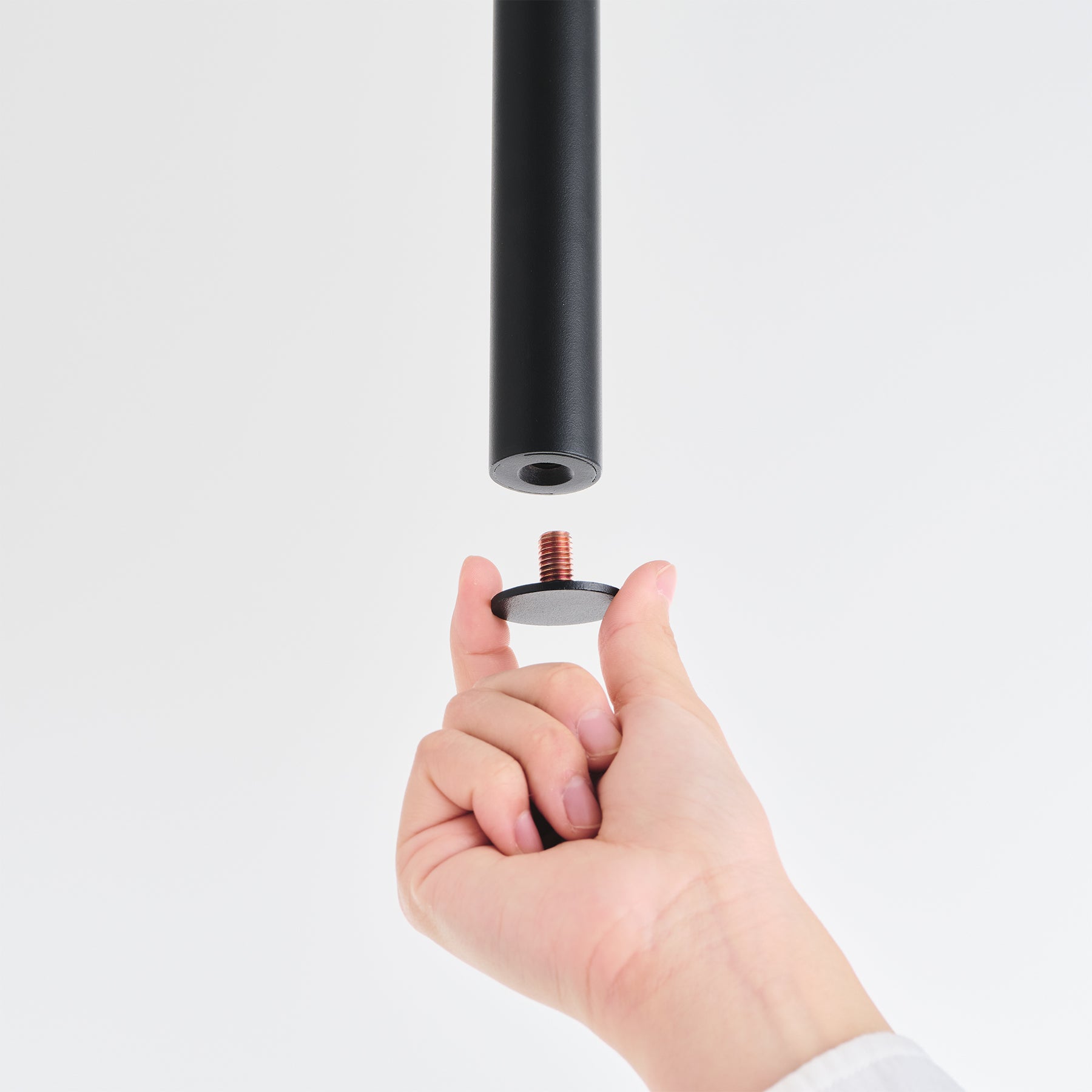 Mount Rod Ceiling Black 50cm / 80cm 縦取付