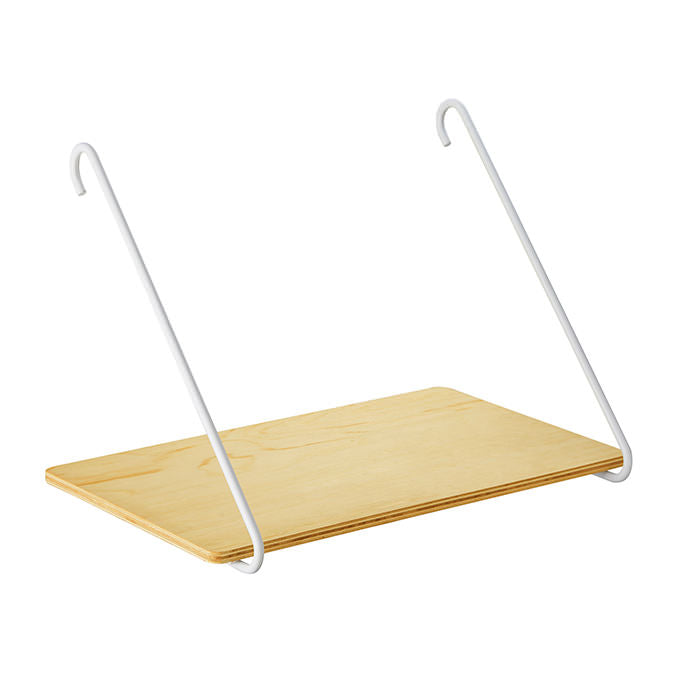 DRAW A LINE Rod A+Shelf B+Hanger A SET White SET-D-RodA-ShelfB-WH