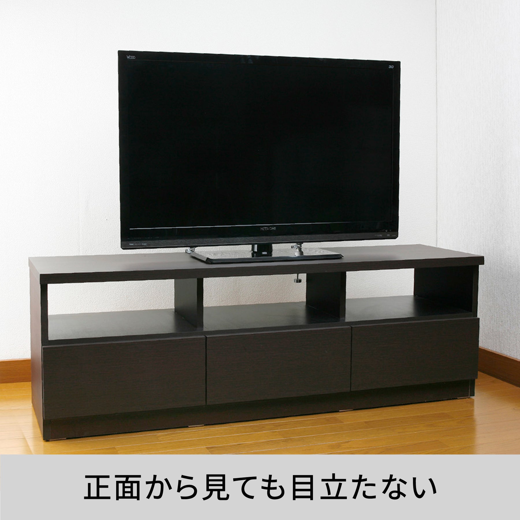 液晶テレビ用耐震固定ポール シルバー 対応テレビサイズ32〜60型 LEQ