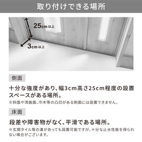 簡易型止水シート とめっぱ®Light 可動範囲85～125cm対応 TPL-85-125