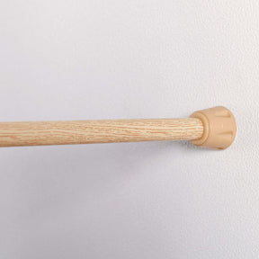 突っ張り棒 木目 耐荷重10〜6kg 幅110〜190cm NSM-11