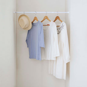 突っ張り棒 ホワイト 耐荷重15〜10kg 幅70〜110cm NSW-10