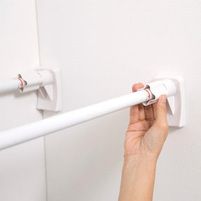 突っ張り棚 超強力 ワイド ホワイト 耐荷重60〜40kg 幅75〜120cm RA-11