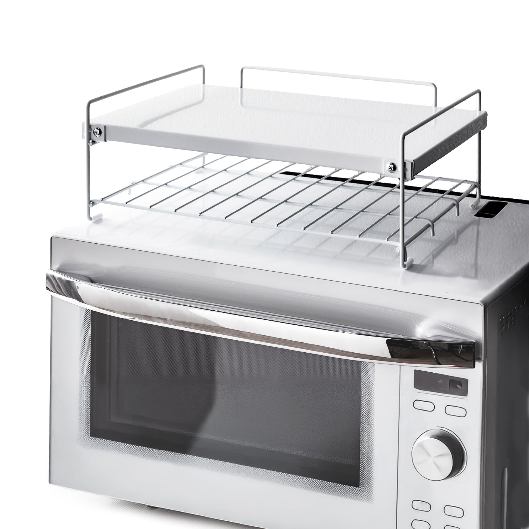 レンジ上ラック 棚2段 ホワイト RD-1