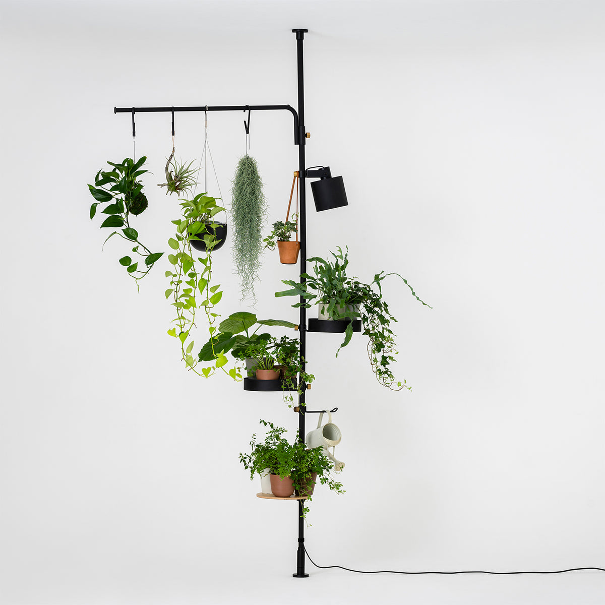 植物ハンギングスタンド SET-D-PHS-BK