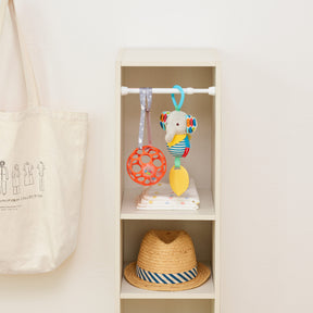 突っ張り棒 隙間収納 ホワイト 耐荷重2kg 幅21〜29.5cm SMP-13