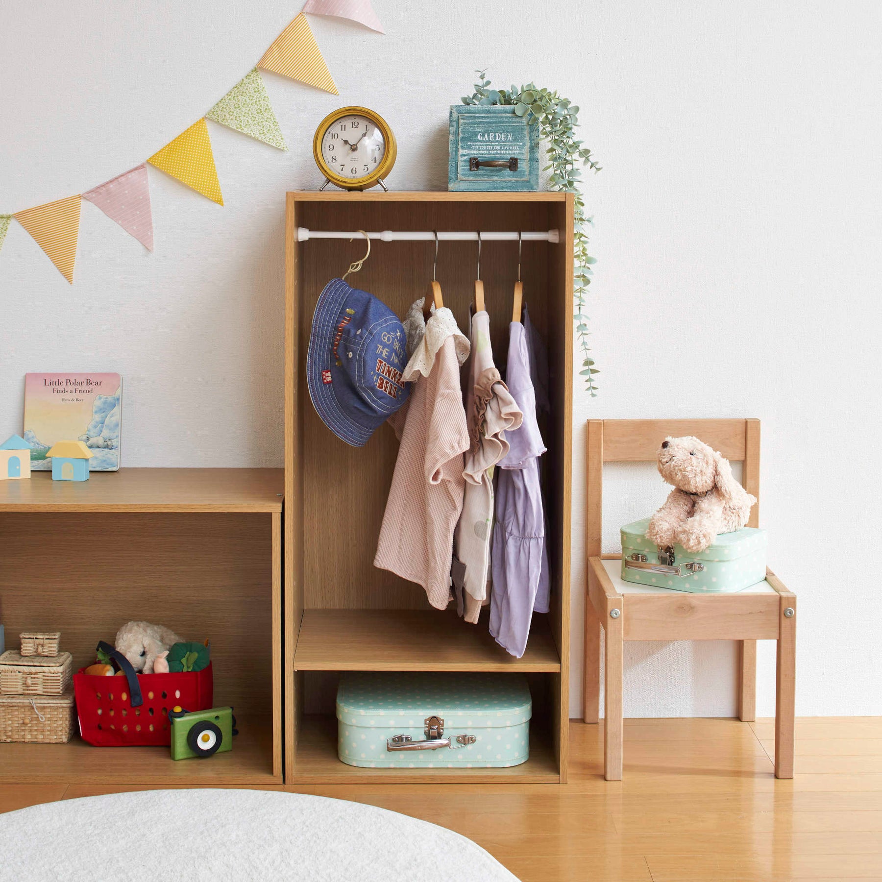 突っ張り棒 隙間収納 ホワイト 耐荷重2kg 幅29.5〜43cm SMP-14