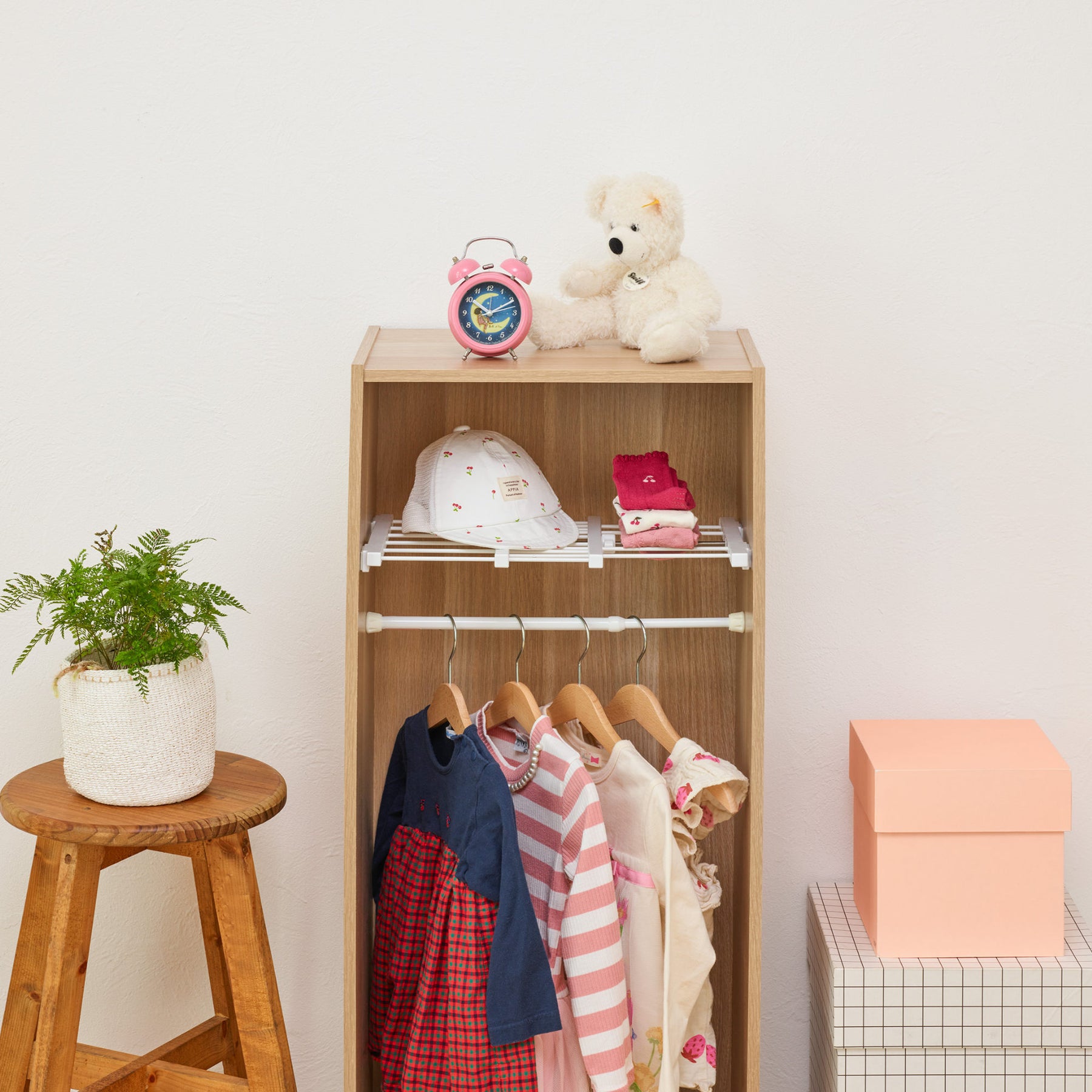 突っ張り棚 隙間収納 幅28.5〜43cm 奥行23cm SMR-24