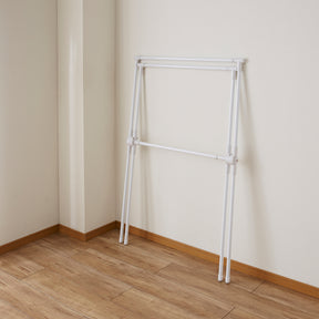 伸縮X型室内物干し ホワイト 幅95～145cm SMW-2