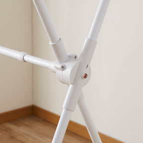 伸縮X型室内物干し ホワイト 幅95～145cm SMW-2