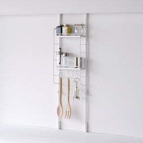 SPLUCE スリムポールラックS ハンガーset ホワイト SPL-1