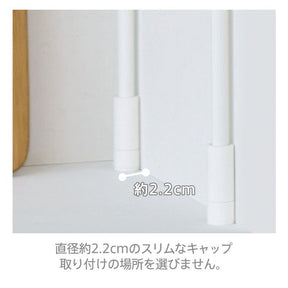 【アウトレット商品】SPLUCE スリムポールラックS メッシュset ホワイト SPL-3