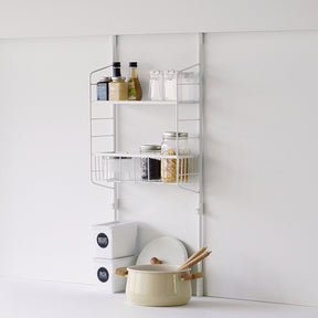 SPLUCE スリムポールラックM メッシュset ホワイト SPL-4