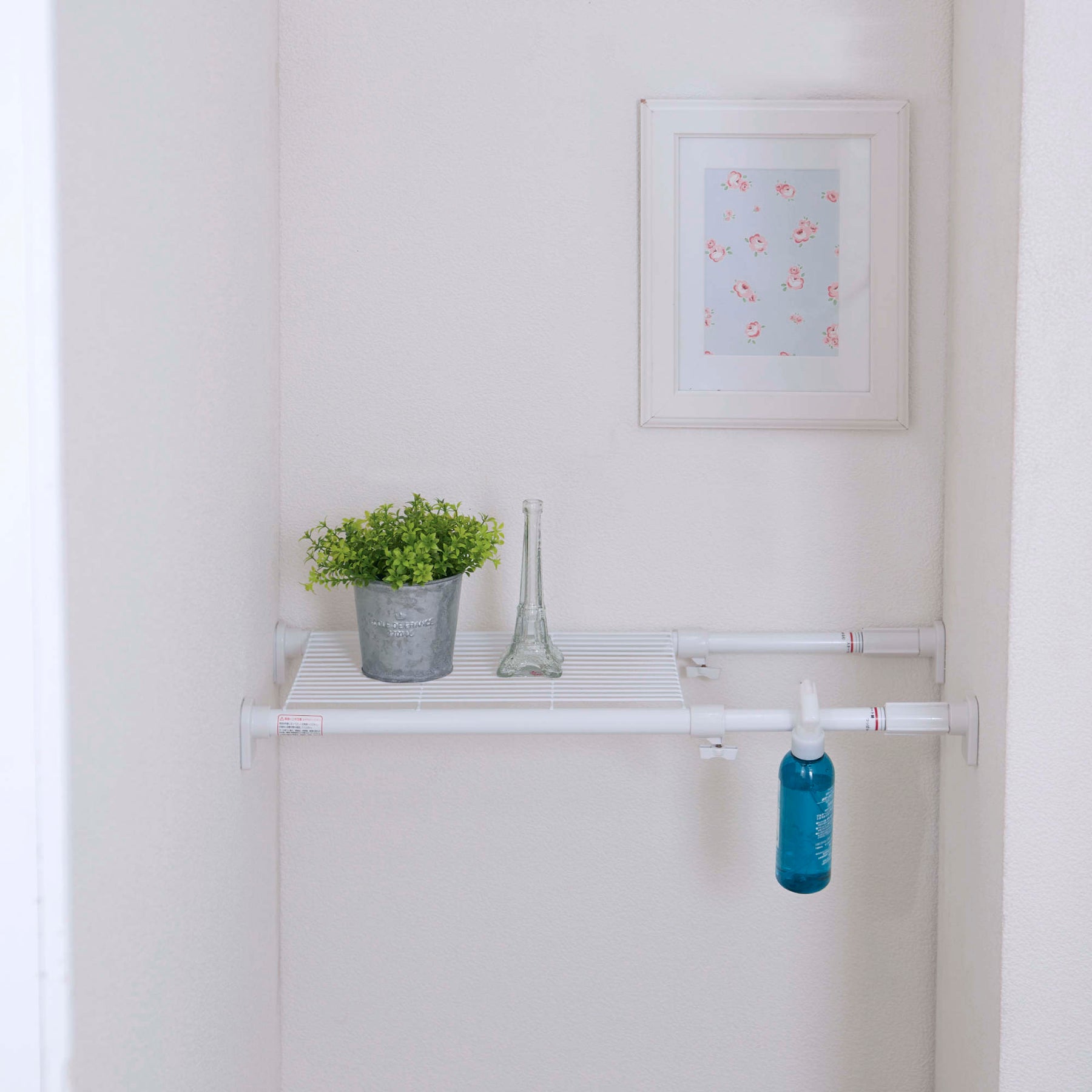 突っ張り棚 強力 ホワイト 耐荷重50〜30kg 幅50〜73cm TAI-5