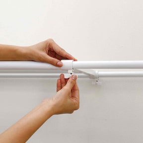 突っ張り棚 強力 ミニ ホワイト 耐荷重50〜30kg 幅50〜73cm TAI-8