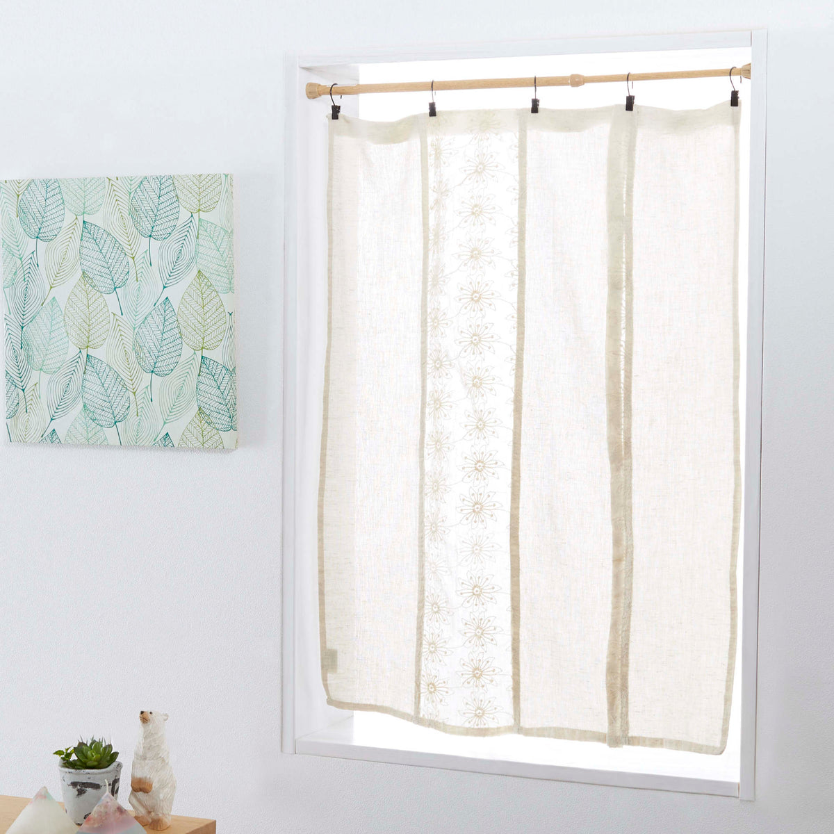 突っ張り棒 木目 耐荷重7〜3kg 幅42〜66cm RPM-2