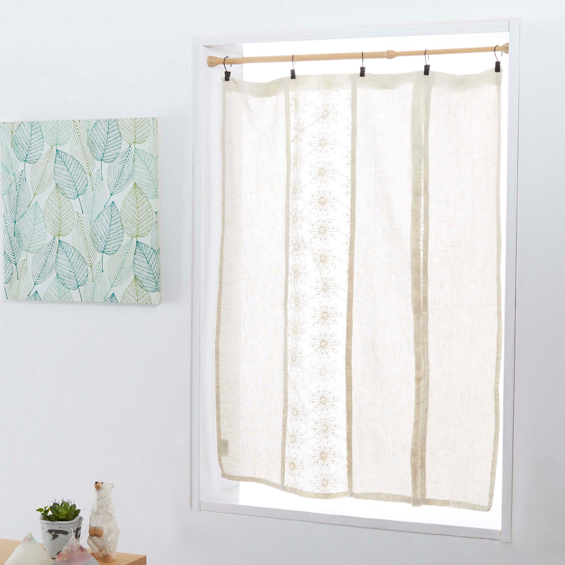 突っ張り棒 木目 耐荷重7〜3kg 幅42〜66cm RPM-2