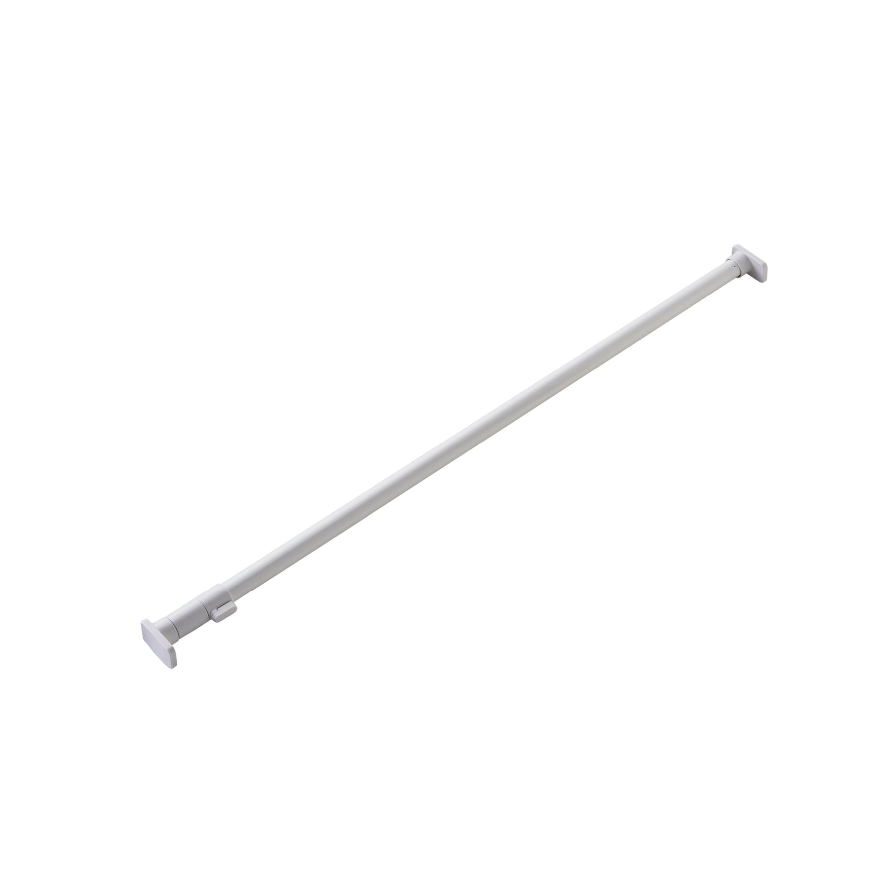 突っ張り棒 強力 マットホワイト 耐荷重45〜15kg 幅110〜190cm RTJ-L