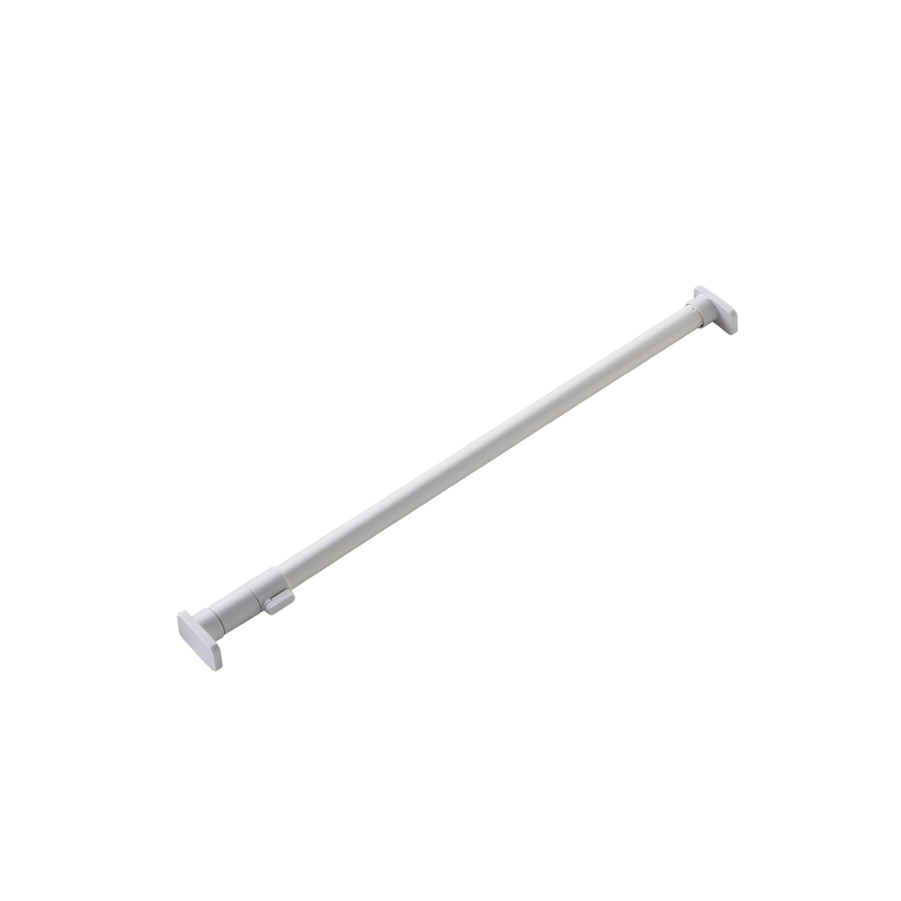 突っ張り棒 強力 マットホワイト 耐荷重50〜30kg 幅75〜120cm RTJ-M