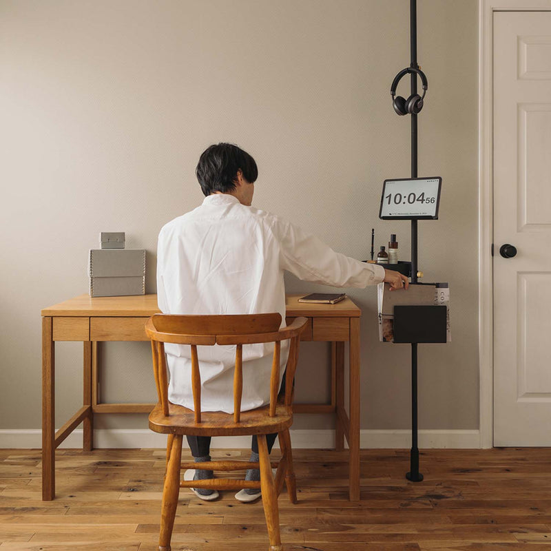 Deskside Rack SET Black SET-D-BOOK-DSR-BK｜平安伸銅工業オンラインショップ