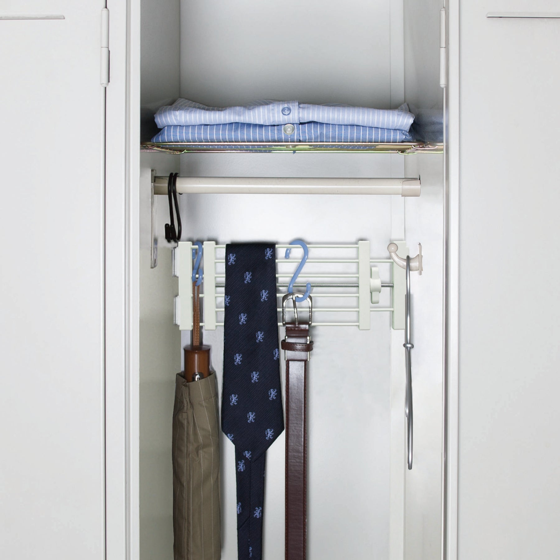 突っ張り棚 隙間収納 幅19〜28cm 奥行12cm SMR-13