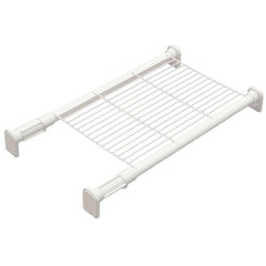 突っ張り棚 強力 メッシュ ホワイト 耐荷重50〜30kg 幅50〜73cm TAI-5